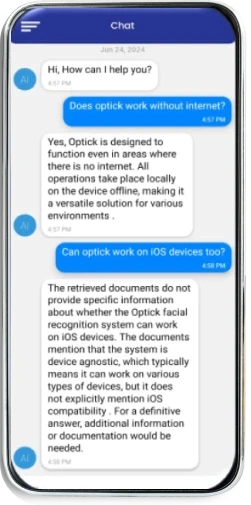Optick field workforce app screen